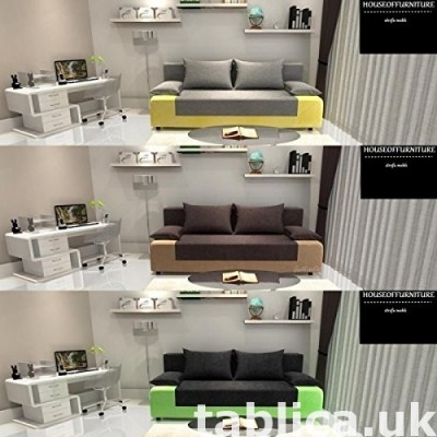 BRAND NEW SOFA BED WERSALKA STORAGE BOX CORNER ROSA