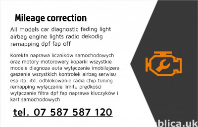 COFANIE KOREKTA LICZNIKA DIAGNOZA CHIP TUNING DPF