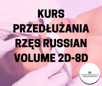  Kurs przedłużania rzęs Russian Volume 2D-8D