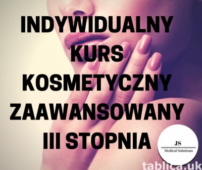 Indywidualny kurs kosmetyczny zaawansowany III stopnia