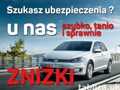 SZUKASZ UBEZPIECZENIA? Zadzwon!