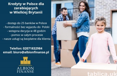 Kredyt w Polsce zarobki w Anglii