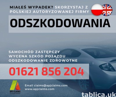 Odszkodowanie z APJ Claims - 01621 856 204