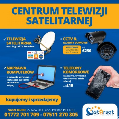 Polska tv- anteny satelitarne monitoringi