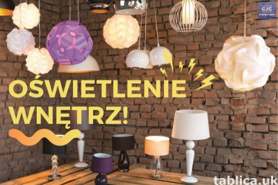 Polskie lampy podłogowe, stołowe i ścienne