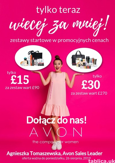 Jak zostać konsultantką Avon w UK