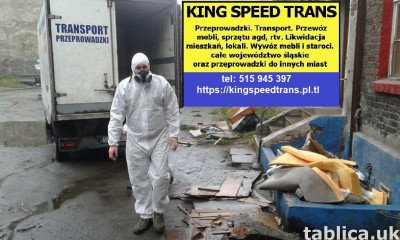 Przeprowadzki Przewóz Wywóz mebli Katowice i całe śląskie