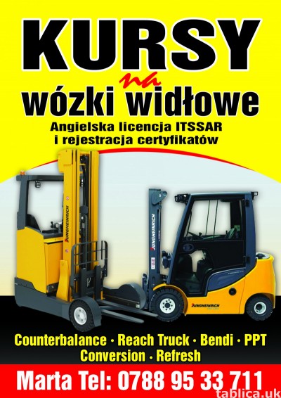 Kursy na wozki widlowe i CPC odswiezenie