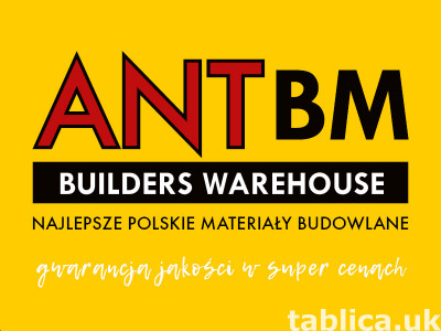Najlepsze materiały i narzędzia tylko w ANT BM !