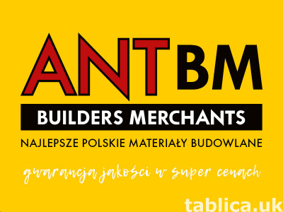 Najlepsza hurtownia materiałów budowlanych ANT BM