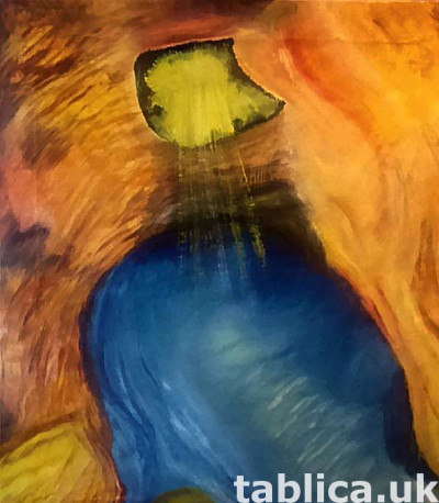 Oil Painting: Cave of Light - HandMade - Not a Photocopy !!!