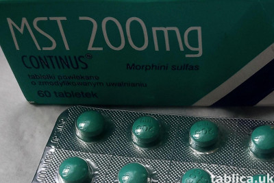 Morfina MST SEVREDOL - Oksykodon - Oxycontin