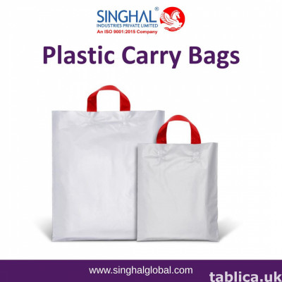 Plastic carry bags with smooth finish and durability