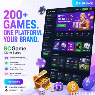200+ Games. One Platform. Your Brand. — BCGame Clone Script