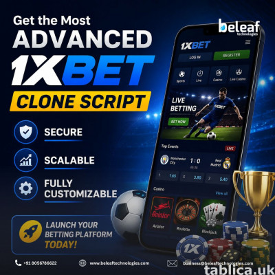 Get the Most Advanced 1xBet Clone Script – Secure, Scalable 