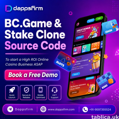Startup-Friendly BC.Game & Stake Casino Clone Source Code