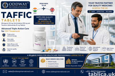 Taffic Tablets Price for UK Importers – Oddway