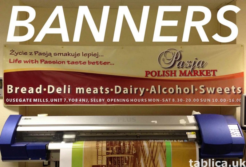 REKLAMY, TABLICE, ULOTKI, BANERY itp... 1