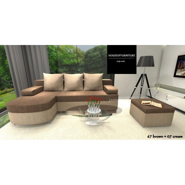 SOFA BED WERSALKA CORNER HELIOS,ANY COLOUR SCHEME, BONELL 1