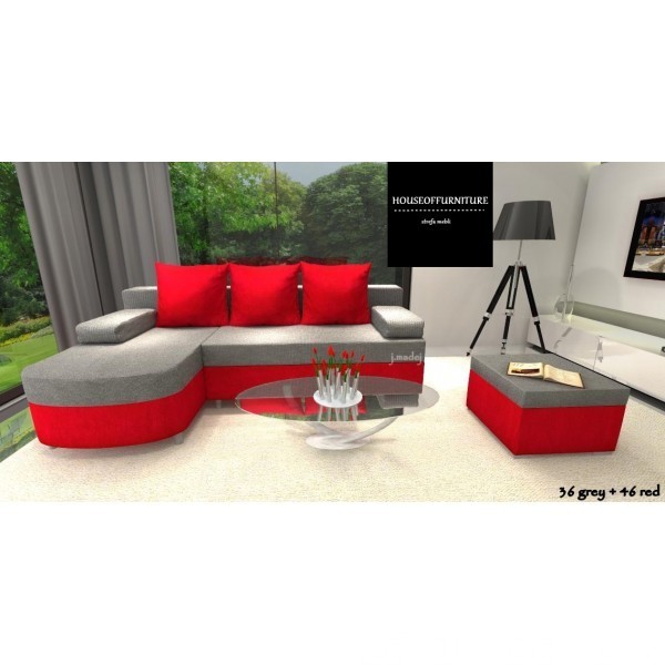 SOFA BED WERSALKA CORNER HELIOS,ANY COLOUR SCHEME, BONELL 6