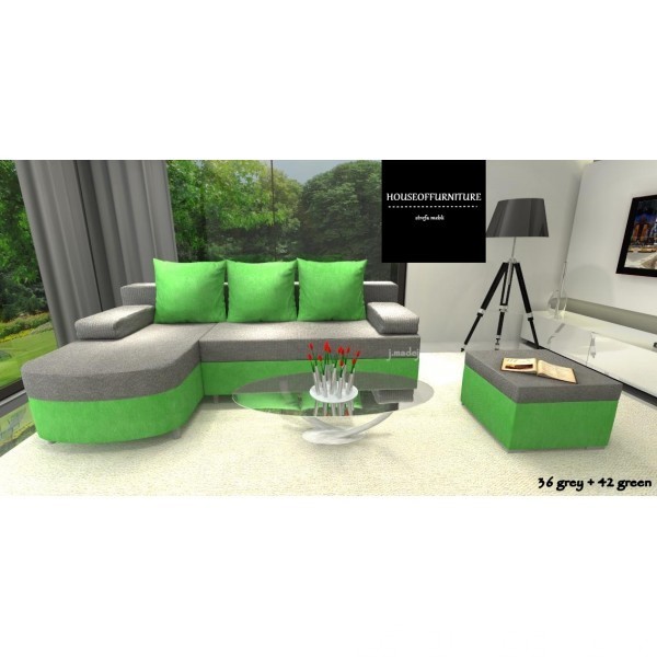 SOFA BED WERSALKA CORNER HELIOS,ANY COLOUR SCHEME, BONELL 9
