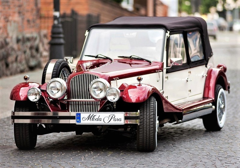 AUTO Samochód do ślubu zabytkowy kabriolet Alfa Romeo Nestor 37