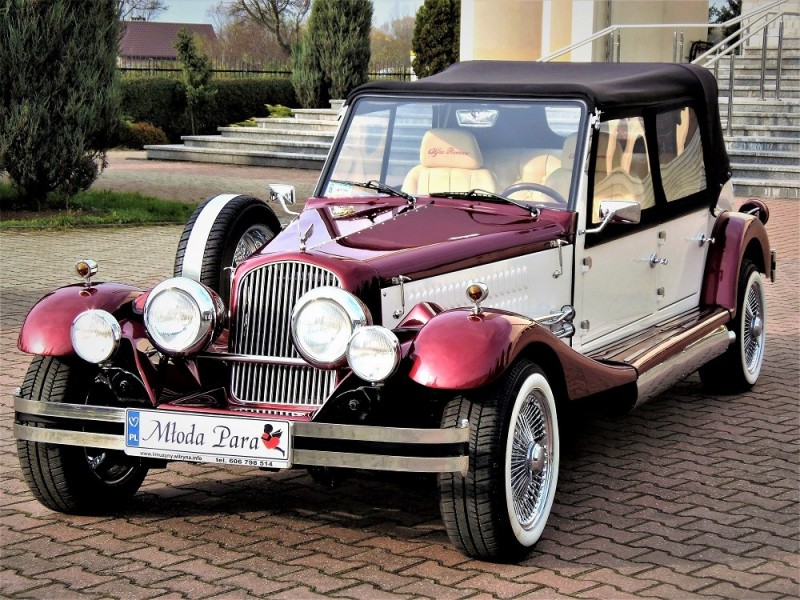 AUTO Samochód do ślubu zabytkowy kabriolet Alfa Romeo Nestor 50