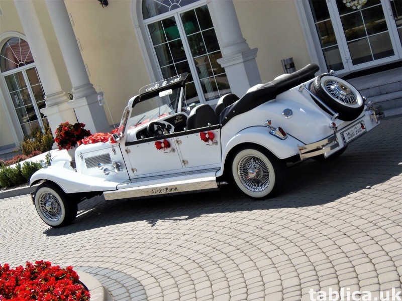 Zabytkowy Kabriolet do ślubu Alfa Romeo Spider Nestor Baron  1