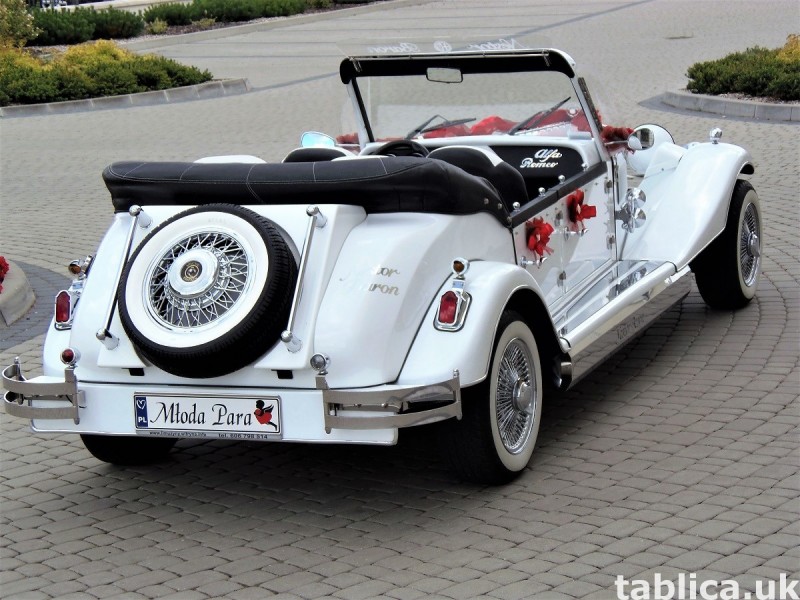 Zabytkowy Kabriolet do ślubu Alfa Romeo Spider Nestor Baron  4