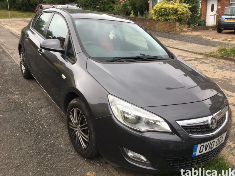 Vauxhall Astra J, 2010, 1.6L benzyna, 74,800 mil, £3,199 1