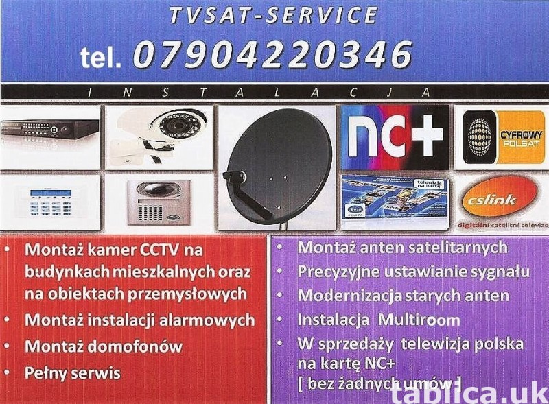INSTALACJA SPRZEDAŻ ANTEN SATELITARNYCH, ALARMÓW, KAMER CCTV 3
