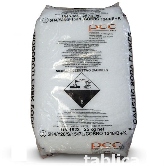 Sodium hydroxide, caustic soda 1000 kg - flakes 1