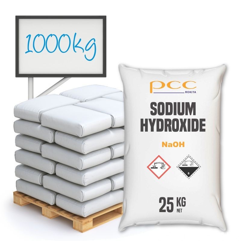 Sodium hydroxide, caustic soda 1000 kg - flakes 2