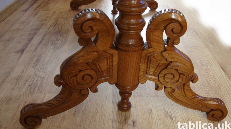 The Hand Made OAK Table-SOLID WOOD, NEW !! Master Sculpture 3
