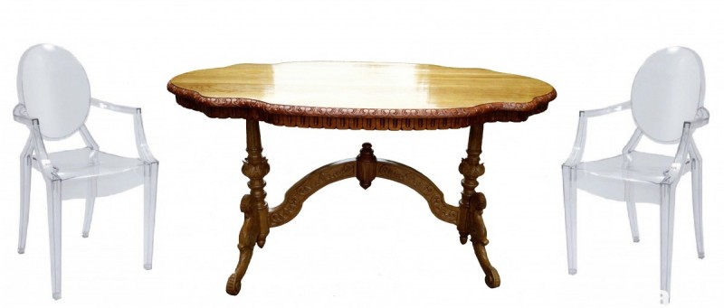 The HandMade Oak Table-Solid Wood, New !!! - from the Master 8