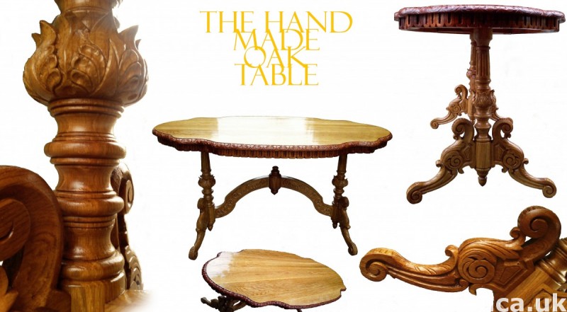 The HandMade Oak Table-Solid Wood, New !!! - from the Master 9