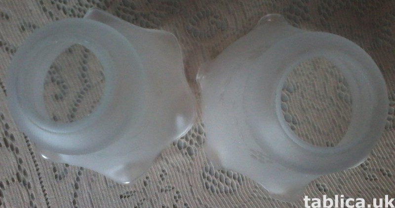 For Sale: 2 Glass Lampshades 4