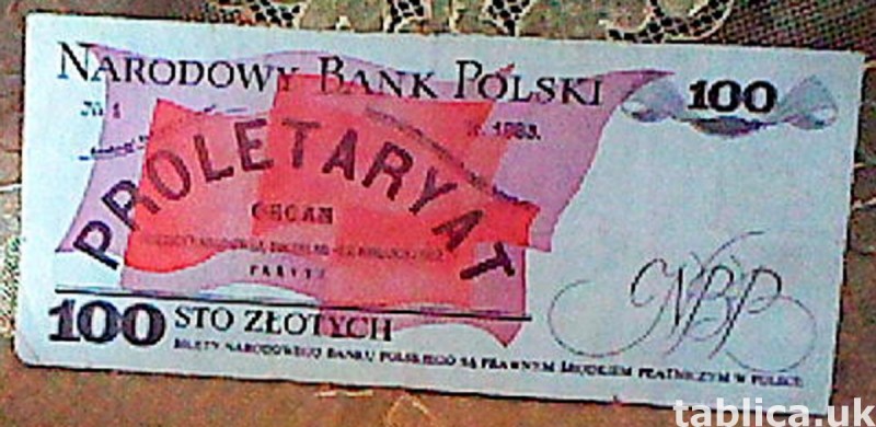 For Sale: Banknote: National Bank of Poland Proletaryat 100 2