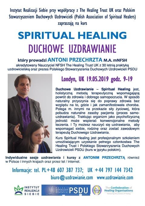 Kurs Duchowe Uzdrawianie – Spiritual Healing 1