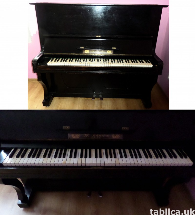 Antique Piano: Fr. Schultze Berlin W. 1827 - 192y WORKS !!! 8