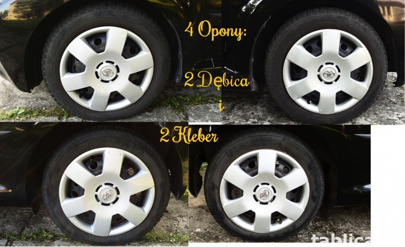 4 Orig. Tires: 2 DĘBICA - Frigo 2 and 2 KLEBER - Krisalp HP 0