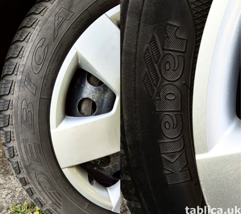 4 Orig. Tires: 2 DĘBICA - Frigo 2 and 2 KLEBER - Krisalp HP 4