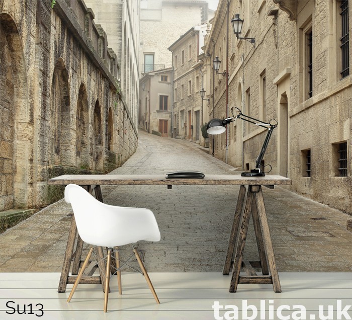 Wallcovers italian streets, modern design, best materials. 2