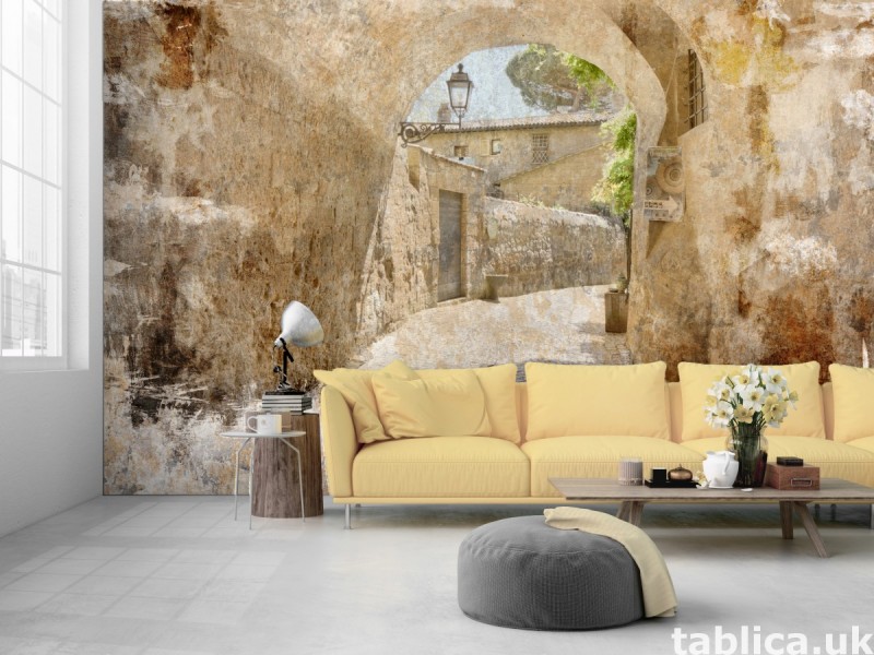 Wallcovers italian streets, modern design, best materials. 1