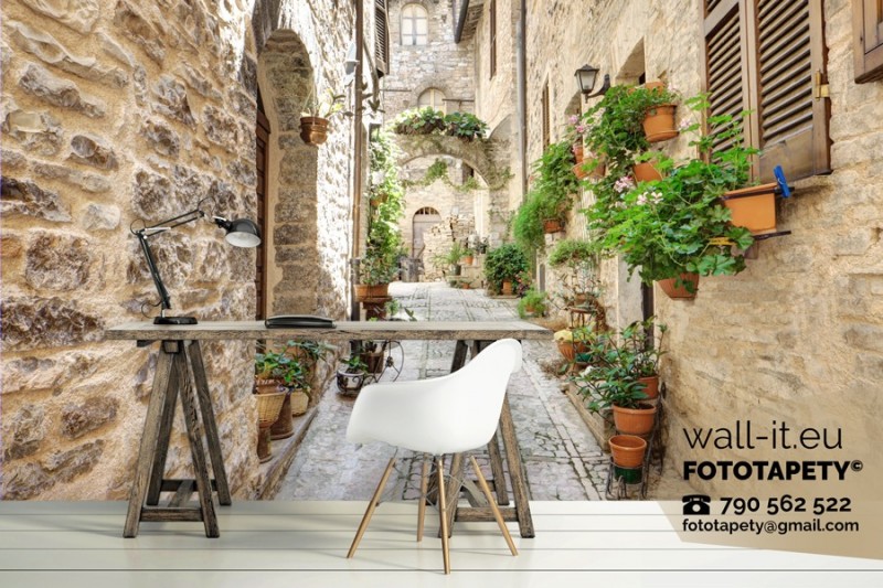 Wallcovers italian streets, modern design, best materials. 0