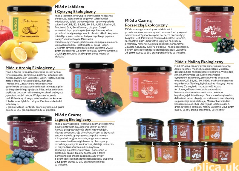 MIÓD WIELOKWIATOWY i inne. Polish honey. 8