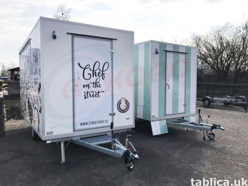 Przyczepa GASTRONOMICZNA | Food Trailer | ALKORO | 4 m 5