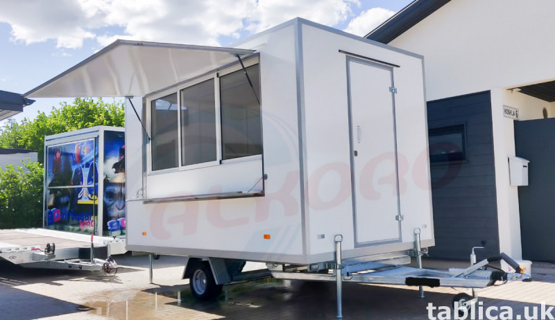 Przyczepa GASTRONOMICZNA | Food Trailer | ALKORO | 4 m 9