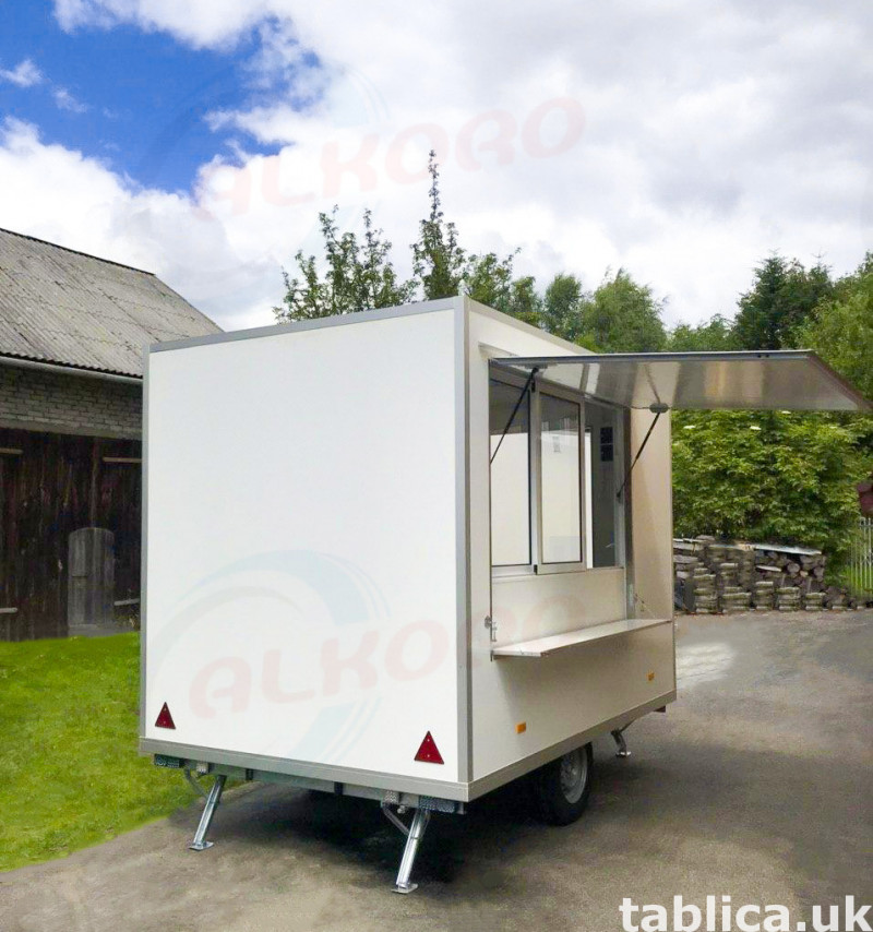 Przyczepa GASTRONOMICZNA | Food Trailer | ALKORO | 4 m 12