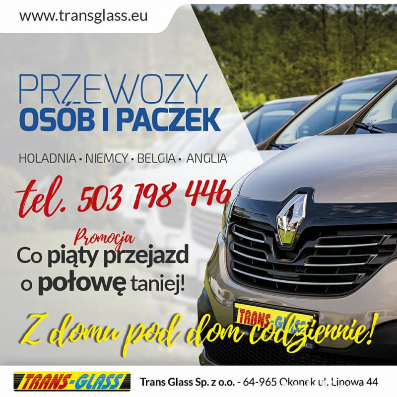 Trans Glass Przewóz Osób i Paczek 0